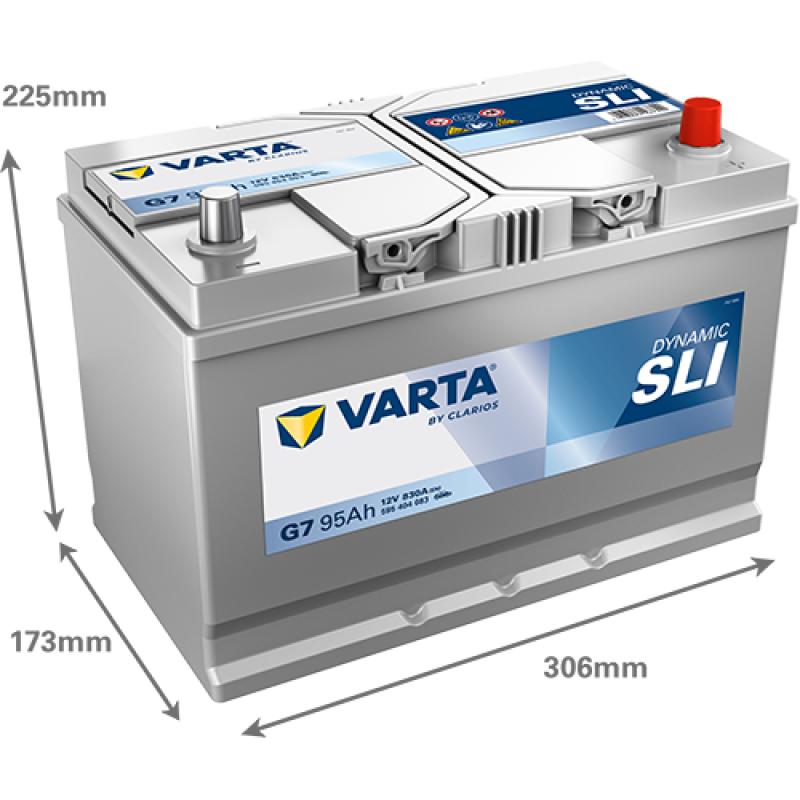 Batterie de démarrage VARTA 595404083K262 - Visuel 1