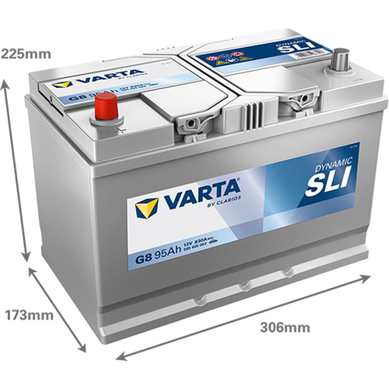 Batterie de démarrage VARTA 595405083K262 - Visuel 1