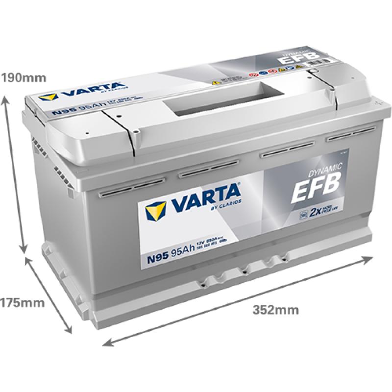 Batterie de démarrage Start & Stop VARTA 595500085K262 - Visuel 1