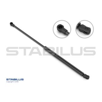 Vérin de hayon, de coffre STABILUS 018376 pour VOLKSWAGEN GOLF 1.6 FSI - 110cv