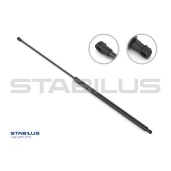 Vérin de hayon, de coffre STABILUS 019856 pour SEAT TOLEDO 1.6 - 102cv