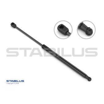 Vérin de hayon, de coffre STABILUS 032724 pour SUBARU FORESTER C 200 Kompressor - 184cv