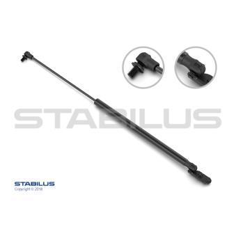 Vérin de hayon, de coffre STABILUS 043738 pour MAZDA 323 2.0 TD - 101cv