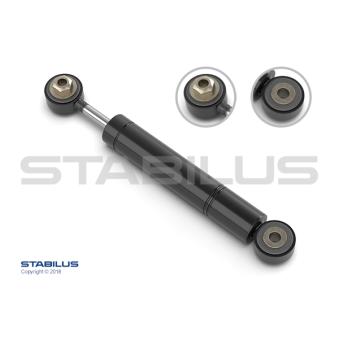 Amortisseur de vibrations, courroie trapézoïdale à nervures STABILUS [1712DX]