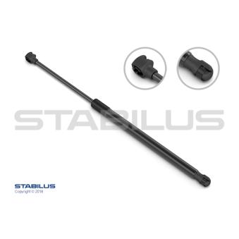 Vérin de hayon, de coffre STABILUS 290896 pour AUDI TT 2.5 RS quattro - 400cv