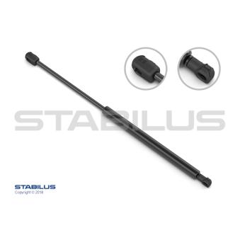 Vérin de hayon, de coffre STABILUS 741412 pour MAZDA MPV 1.8 i 16V - 110cv