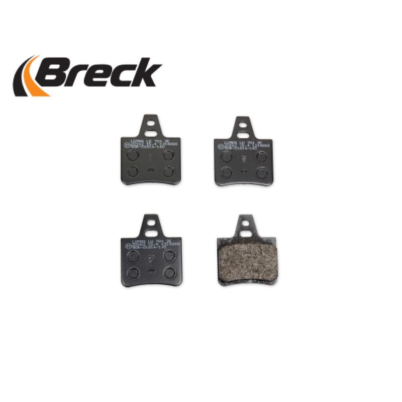 Jeu de 4 plaquettes de frein arrière BRECK 20162 00 704 00 - Visuel 2