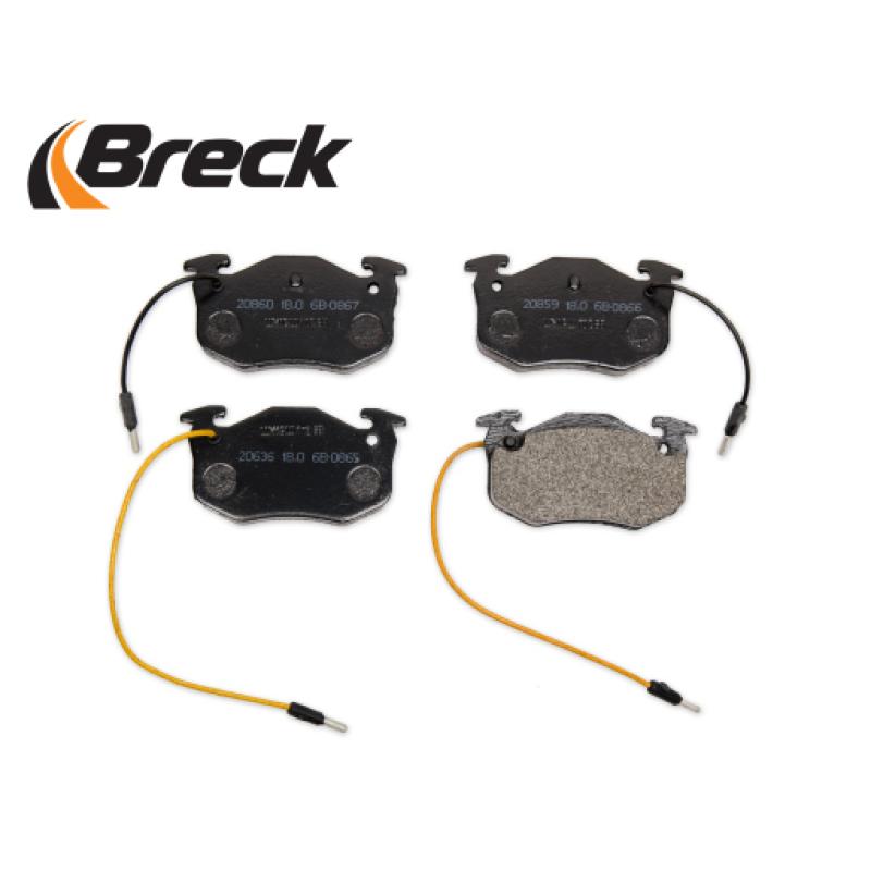 Jeu de 4 plaquettes de frein avant BRECK 20635 00 702 10 - Visuel 2