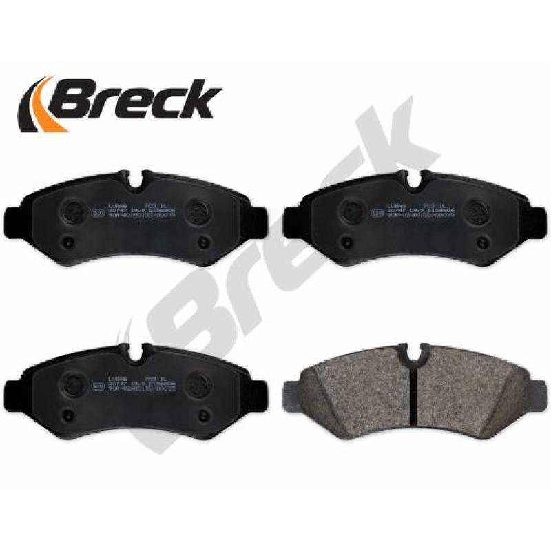 Jeu de 4 plaquettes de frein arrière BRECK 20747 00 703 00 - Visuel 1