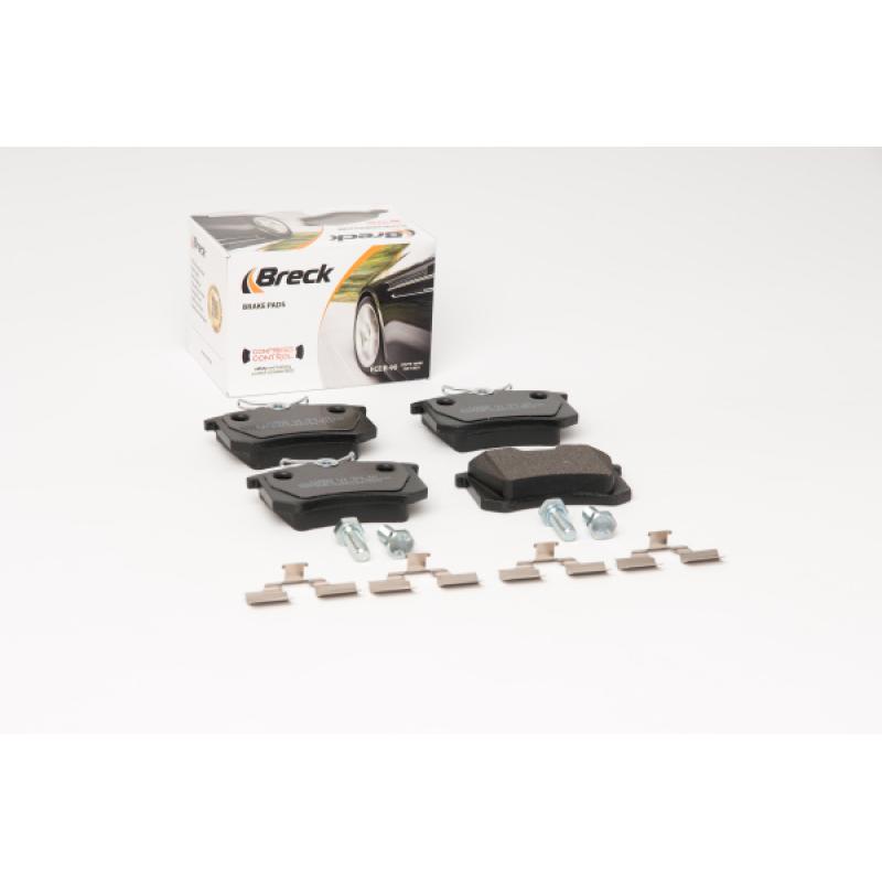 Jeu de 4 plaquettes de frein arrière BRECK 20961 10 704 00 - Visuel 1
