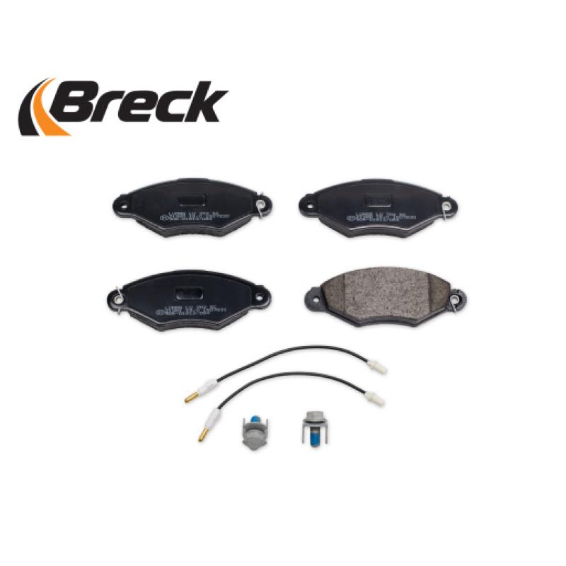 Jeu de 4 plaquettes de frein avant BRECK 21980 00 702 10 - Visuel 2