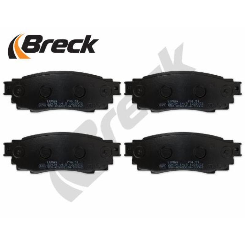Jeu de 4 plaquettes de frein avant BRECK 22434 00 704 00 - Visuel 2