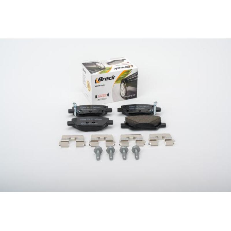 Jeu de 4 plaquettes de frein arrière BRECK 22449 00 704 00 - Visuel 1