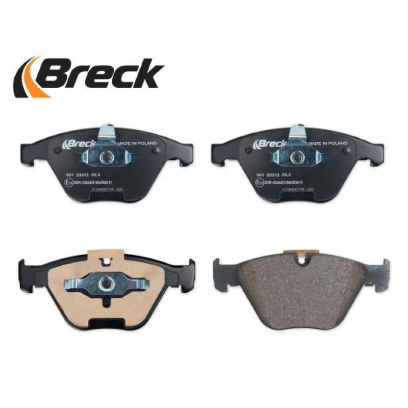 Jeu de 4 plaquettes de frein avant BRECK 23312 00 551 10 - Visuel 2