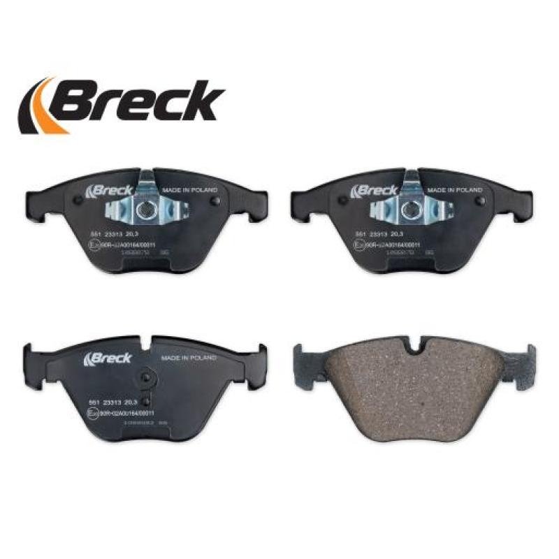 Jeu de 4 plaquettes de frein avant BRECK 23313 00 551 10 - Visuel 2