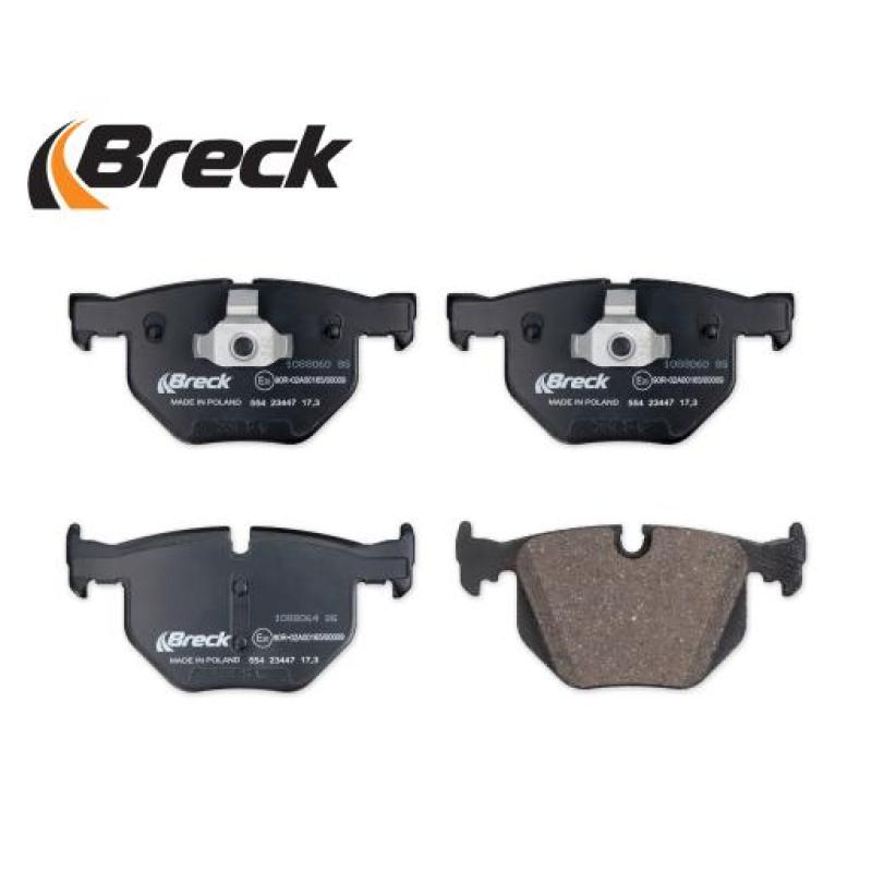 Jeu de 4 plaquettes de frein arrière BRECK 23447 00 554 10 - Visuel 2