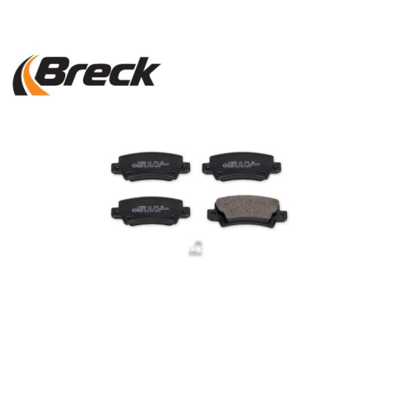 Jeu de 4 plaquettes de frein arrière BRECK 23816 00 704 10 - Visuel 2