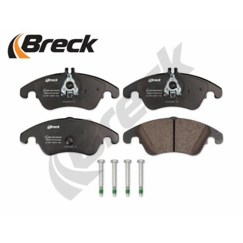 Jeu de 4 plaquettes de frein avant BRECK 24310 00 551 00 - Visuel 2
