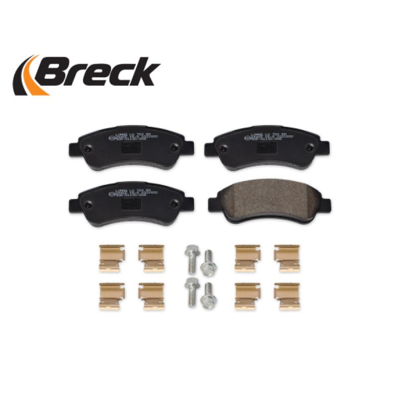Jeu de 4 plaquettes de frein arrière BRECK 24465 00 703 00 - Visuel 2