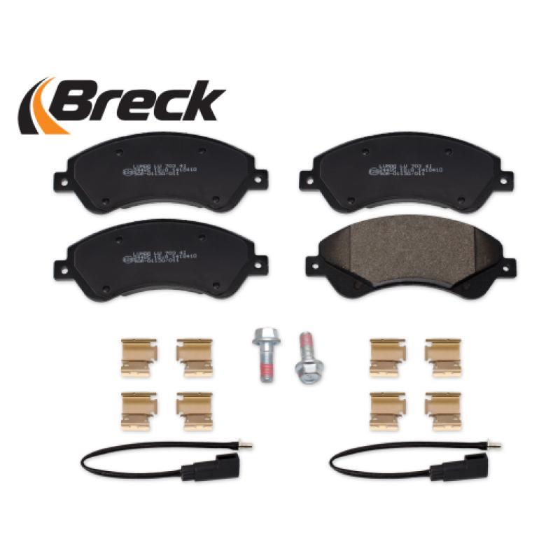 Jeu de 4 plaquettes de frein avant BRECK 24485 00 703 10 - Visuel 2