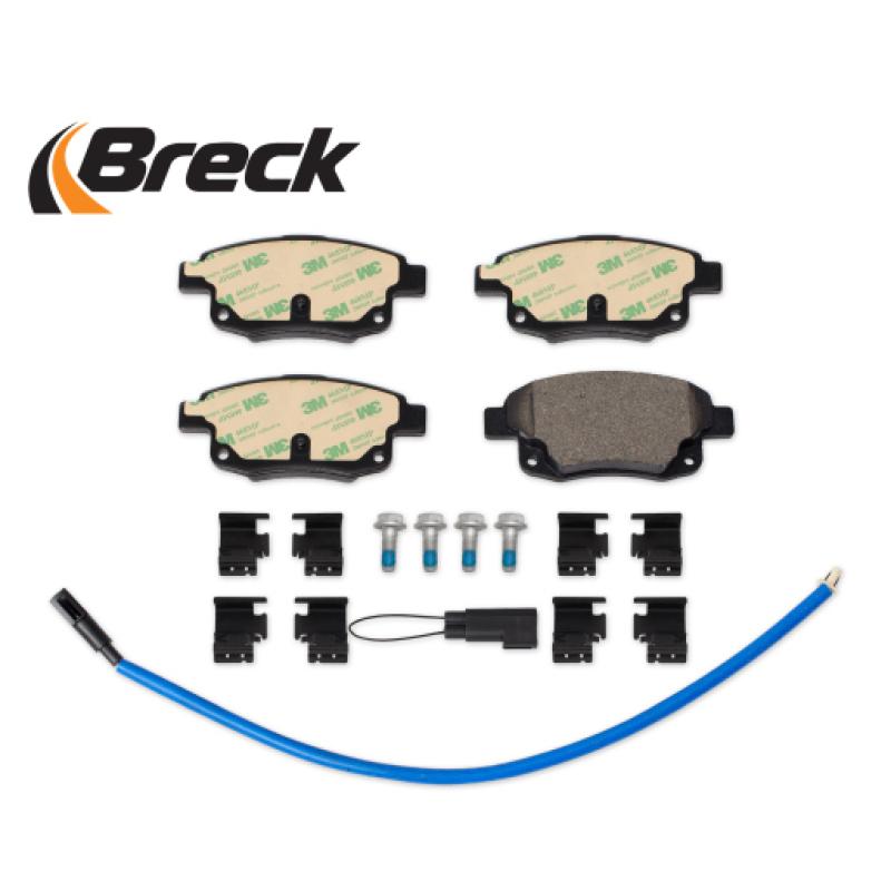 Jeu de 4 plaquettes de frein arrière BRECK 24486 00 702 10 - Visuel 2