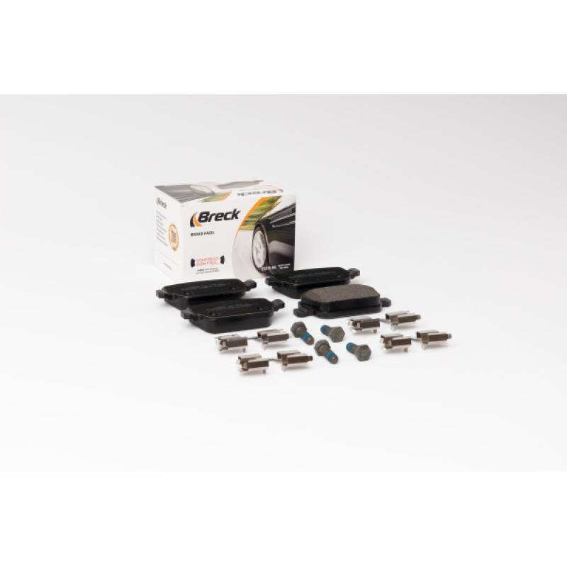 Jeu de 4 plaquettes de frein arrière BRECK 24537 00 702 10 - Visuel 1