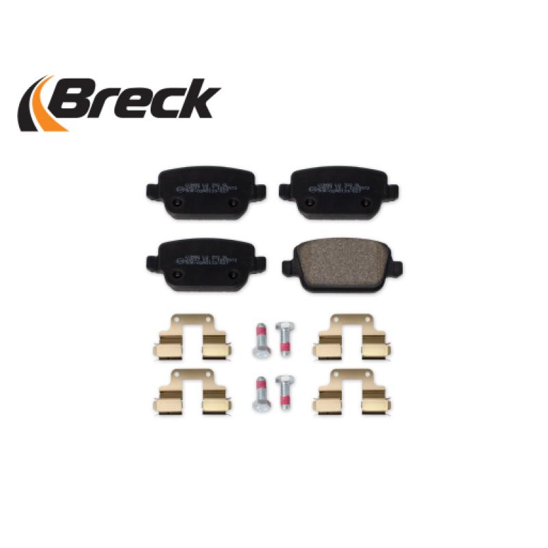 Jeu de 4 plaquettes de frein arrière BRECK 24537 00 702 10 - Visuel 2
