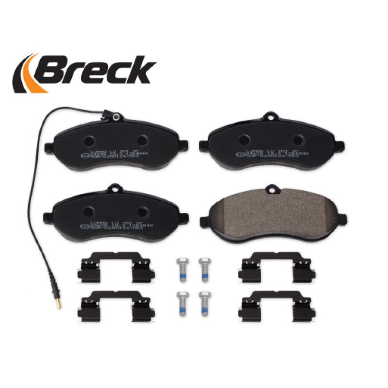 Jeu de 4 plaquettes de frein avant BRECK 24595 00 701 00 - Visuel 2