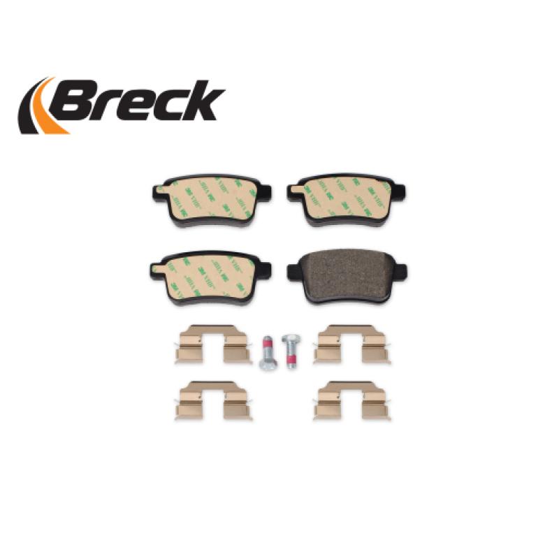 Jeu de 4 plaquettes de frein arrière BRECK 24692 00 704 00 - Visuel 2