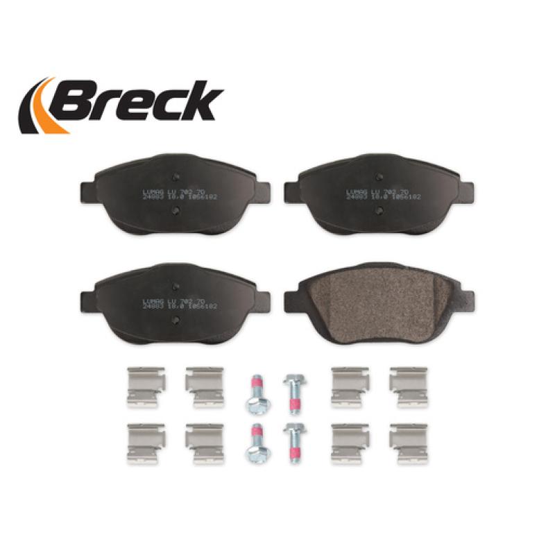 Jeu de 4 plaquettes de frein avant BRECK 24883 00 702 00 - Visuel 2