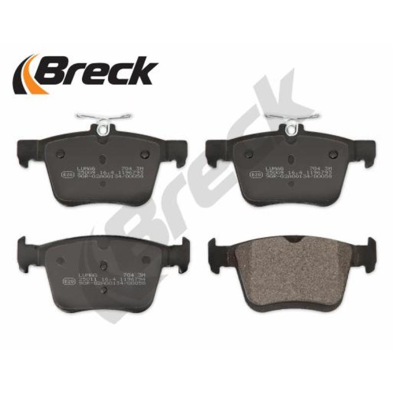 Jeu de 4 plaquettes de frein arrière BRECK 25009 00 704 00 - Visuel 2