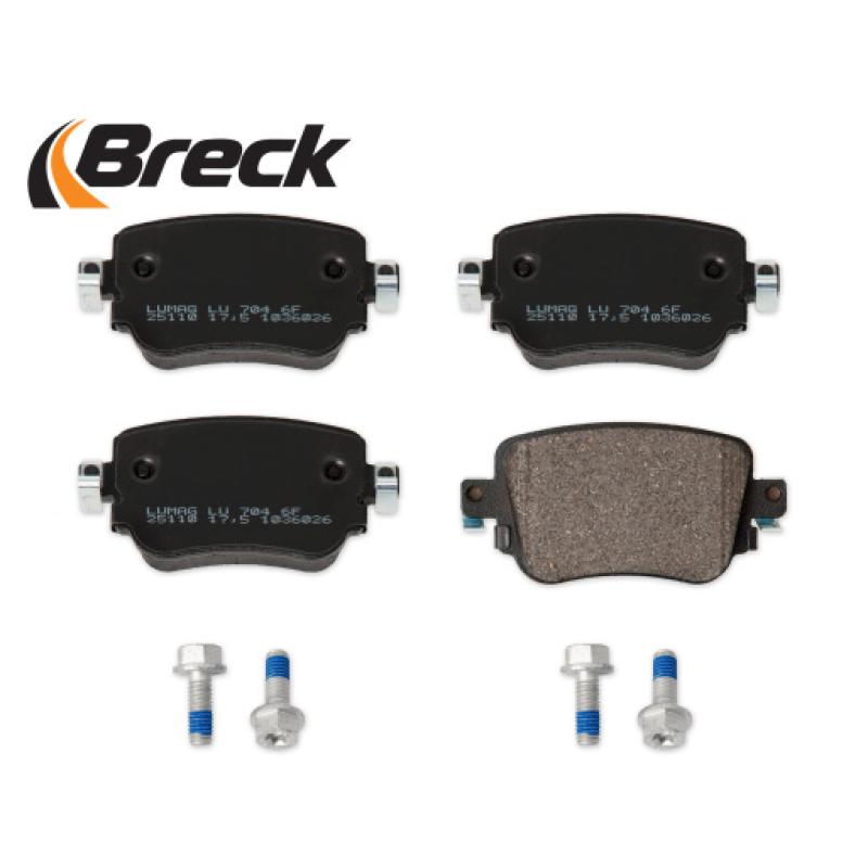 Jeu de 4 plaquettes de frein arrière BRECK 25110 00 704 10 - Visuel 2