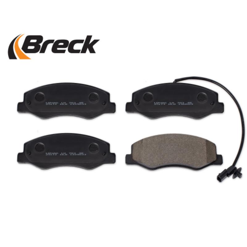Jeu de 4 plaquettes de frein arrière BRECK 25172 00 703 10 - Visuel 2