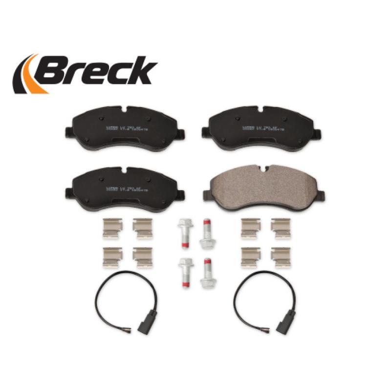 Jeu de 4 plaquettes de frein avant BRECK 25602 00 703 00 - Visuel 2