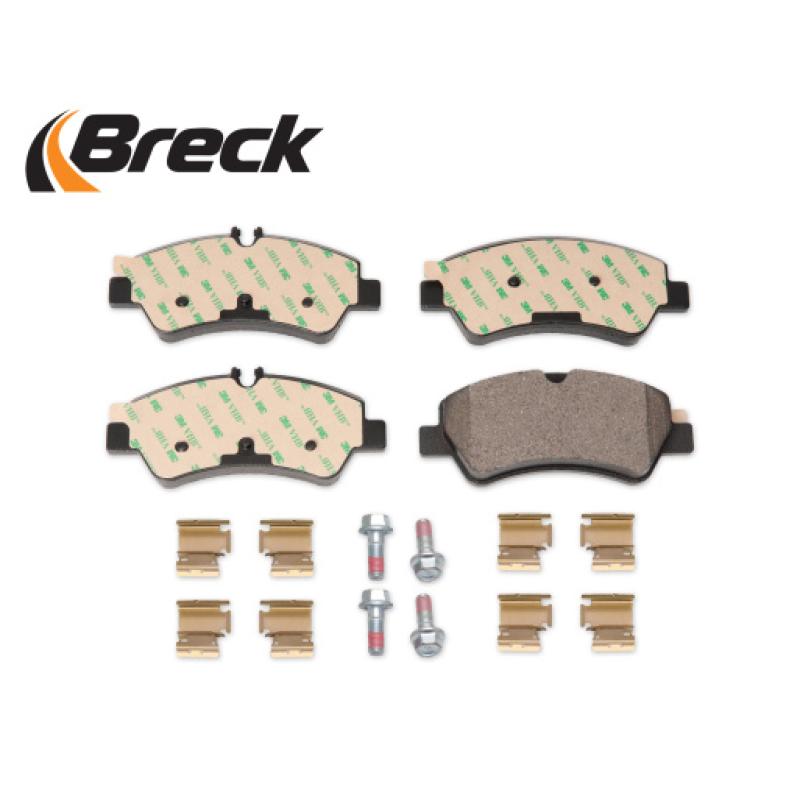 Jeu de 4 plaquettes de frein arrière BRECK 25603 00 703 00 - Visuel 2