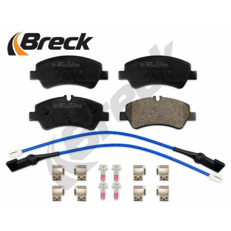 Jeu de 4 plaquettes de frein arrière BRECK 25603 00 703 10 - Visuel 2