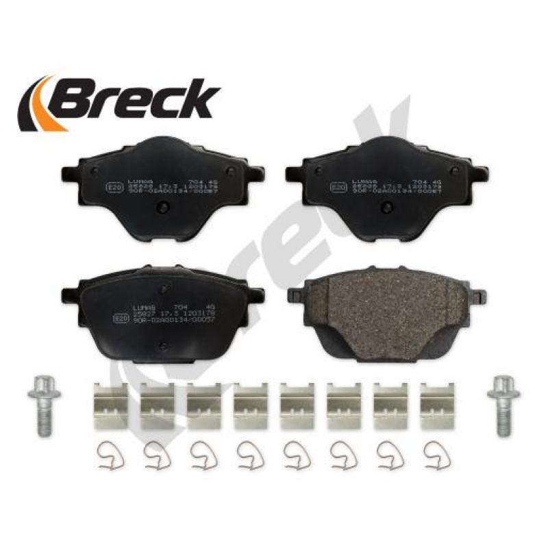 Jeu de 4 plaquettes de frein avant BRECK 25827 00 704 00 - Visuel 2