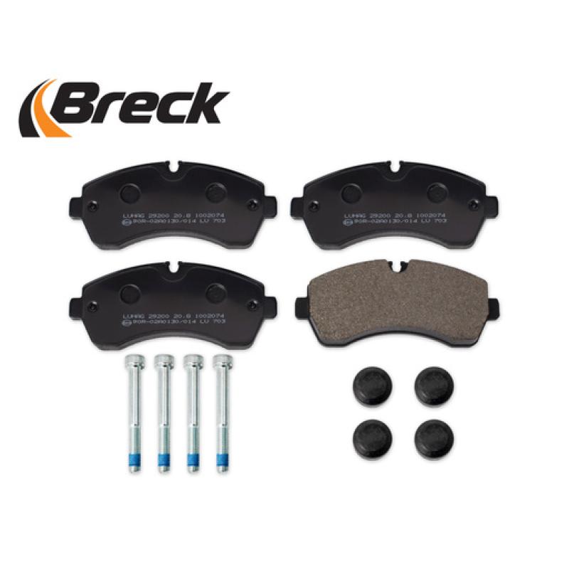 Jeu de 4 plaquettes de frein avant BRECK 29200 00 703 00 - Visuel 2