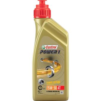 Huile moteur 15W50 CASTROL POWER 1 4T – 1L CASTROL 15044D