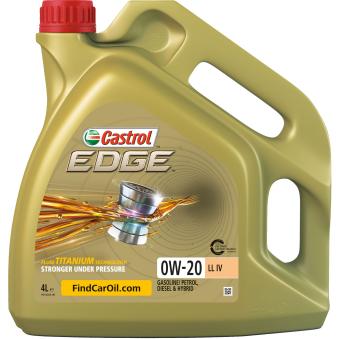 Huile moteur 0W20 EDGE LL IV - 4L CASTROL 15B6C4