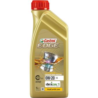 Huile moteur 0W20 EDGE C5 - 1L CASTROL 15CC94
