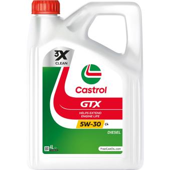 Huile moteur 5W30 GTX C4 – 4L CASTROL 15F64E