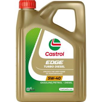 Huile moteur 5W40 EDGE TURBO DIESEL – 4L CASTROL [15F819]