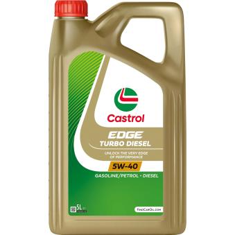 Huile moteur 5W40 EDGE TURBO DIESEL – 5L CASTROL [15F81B]