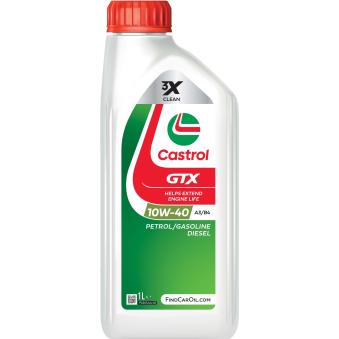 Huile moteur 10W40 GTX A3/B4 – 1L CASTROL 15F8FE