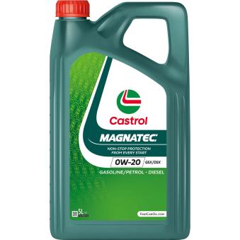 Huile moteur 0W20 MAGNATEC GSX/DSX – 5L CASTROL 1609EA