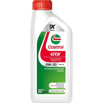 Huile moteur 0W20 GTX RN17 FE – 1L CASTROL 160A0E