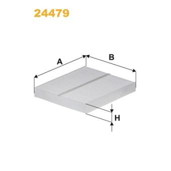 Filtre, air de l'habitacle WIX FILTERS [24479]