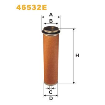 Filtre à air secondaire WIX FILTERS OEM 161100190020