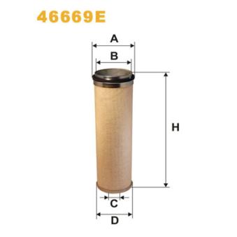 Filtre à air secondaire WIX FILTERS OEM 8003750